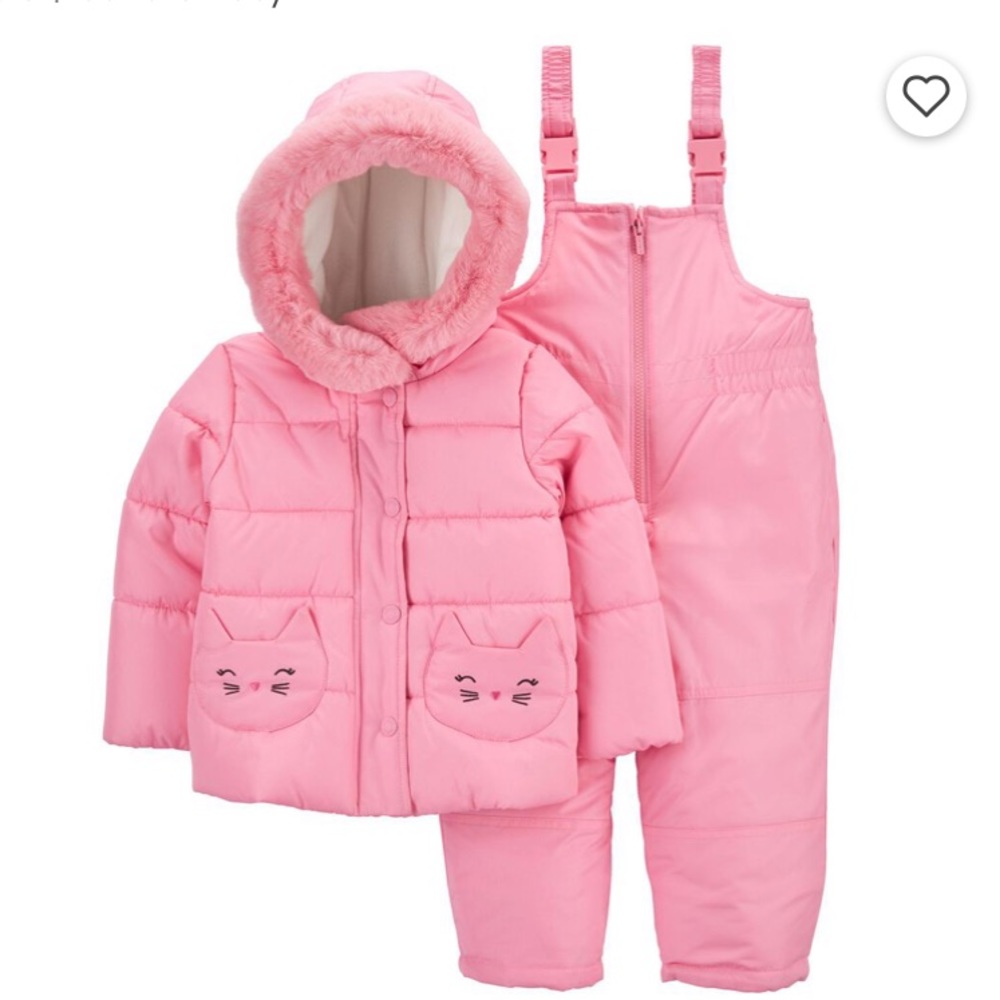 Carter’s 2-piece water resistant snowsuit 18 month girl